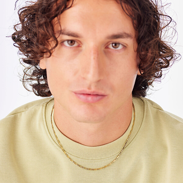 Slušivý pozlacený řetízek pro muže Ripple SRP91