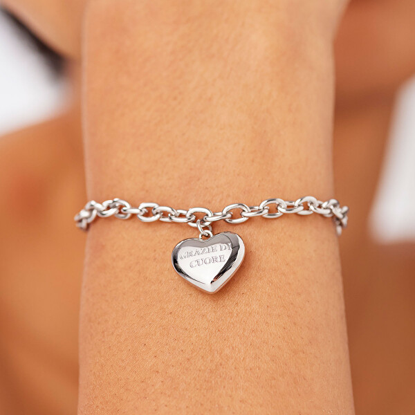 Stylový náramek s přívěskem srdce Be My Always SBM96