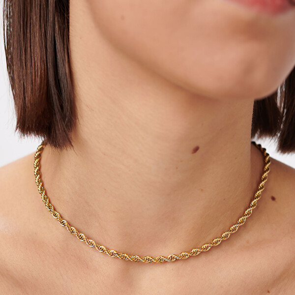 Stylový pozlacený řetízek Valis Chunky SHK107