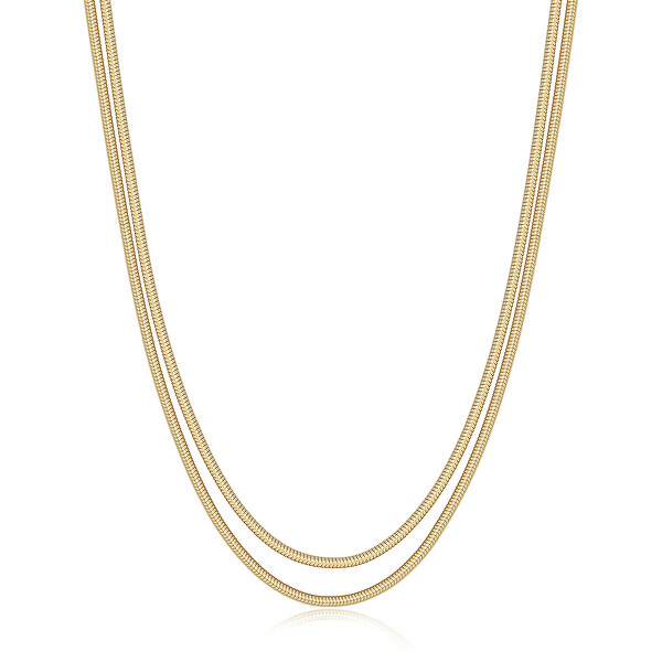 Dvojitý pozlacený náhrdelník Hádek Chunky SHK111