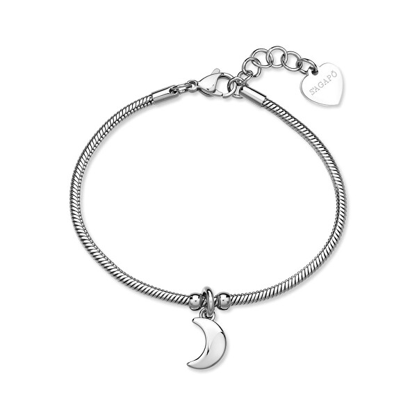 Jemný náramek s přívěskem měsíce Click SCK294