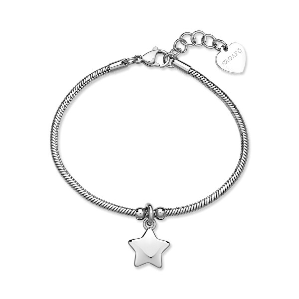 Moderní ocelový náramek s hvězdou Click SCK287
