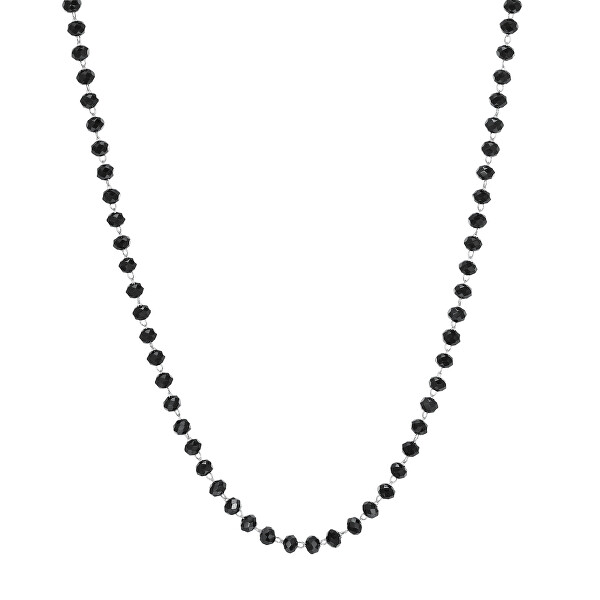 Halskette mit schwarzen Perlen SHAC52
