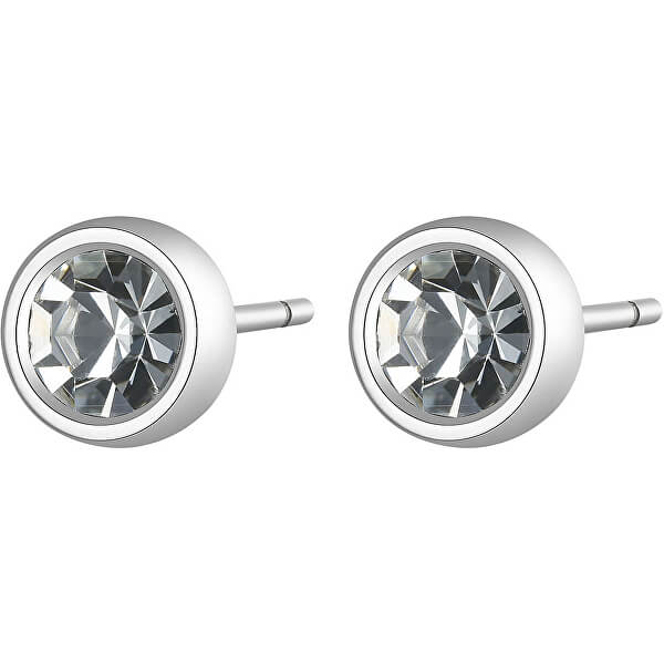 Stahl-Ohrringe mit Kristallen CLICK SCK21