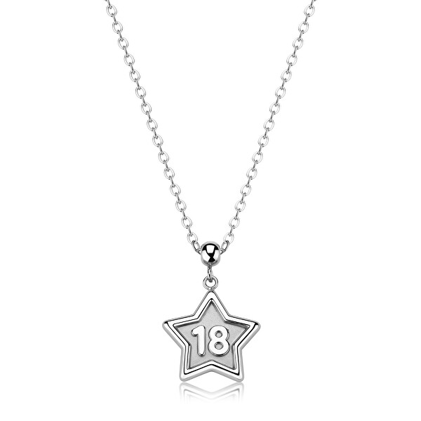 Ocelový náhrdelník k 18. narozeninám Duh Duh SUH03