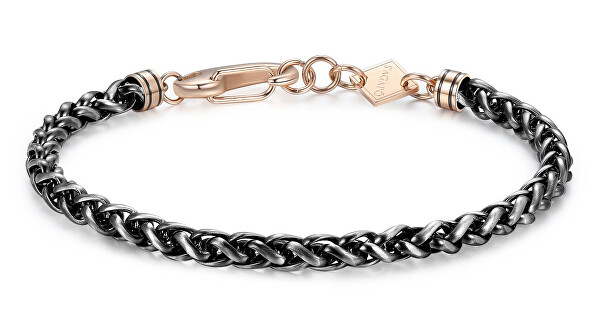 Pánský bicolor náramek z oceli Ripple SRP25