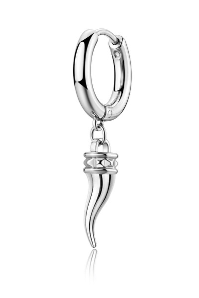Single kruhové náušnice Cornicello Rogue SRG43