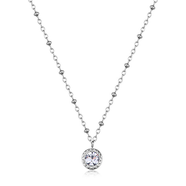 Slušivý ocelový náhrdelník s přívěskem Aurora SAR56