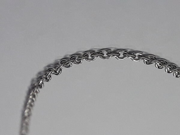 Collana fine in argento con zirconi SC488 (catena, pendente)