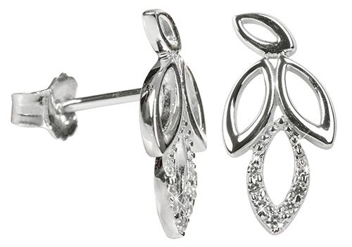 Incantevoli orecchini in argento con cristalli SC150