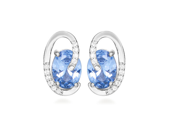 Stříbrné pecky se syntetickým spinelem Colored Stones SC664