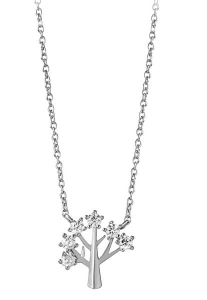 Silberne Halskette Glöckchen Baum des Lebens SC318