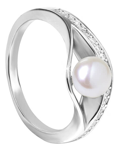 Ezüst gyűrű gyöngy SC296