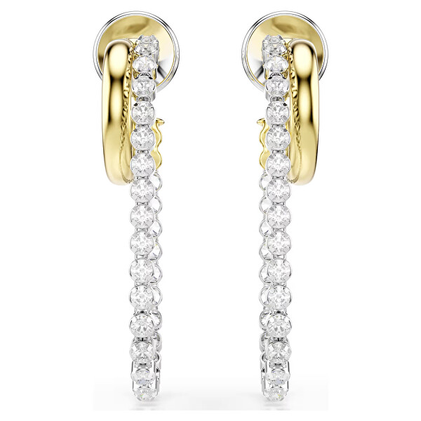 Bicolor náušnice s Swarovski Zirconia Hyperbola 5749366