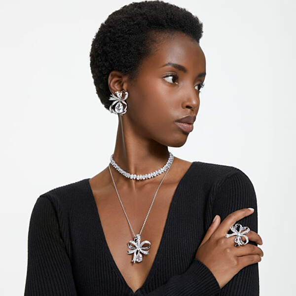 Csillogó női nyaklánc kristályokkal Millenia 5621138
