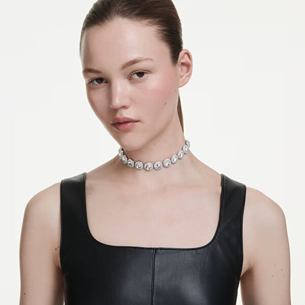 Blyštivý náhrdelník choker s krystaly Una Angelic 5733194