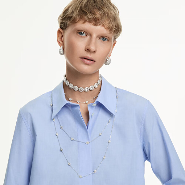 Blyštivý náhrdelník choker s krystaly Una Angelic 5733194