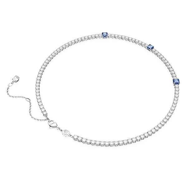 Blyštivý náhrdelník s kryštálmi Matrix Tennis 5666167