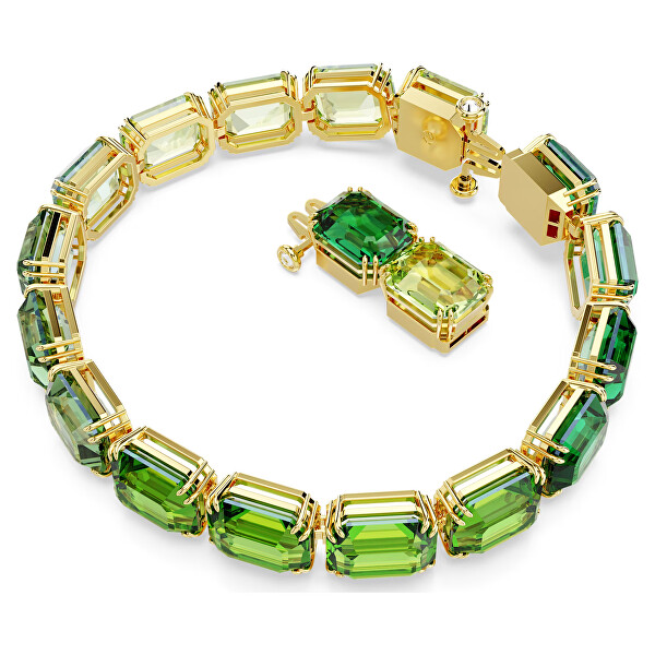 Bracciale scintillante con cristalli verdi Millenia 5671258