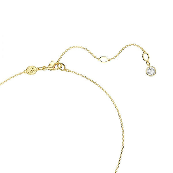 Funkelnde vergoldete Halskette mit Zirkonen Meteora 5683443