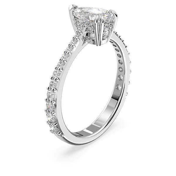 Blyštivý prsten s čirými krystaly Millenia 5642628