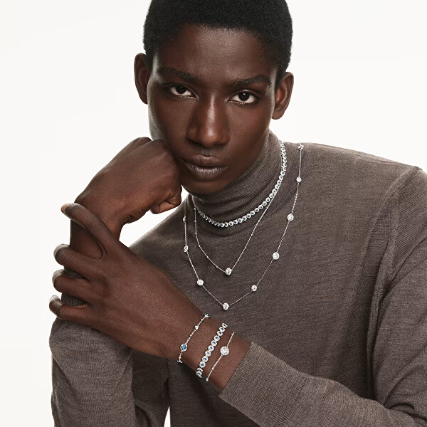 Blyštivý tenisový náhrdelník se Swarovski krystaly Una Angelic 5733402