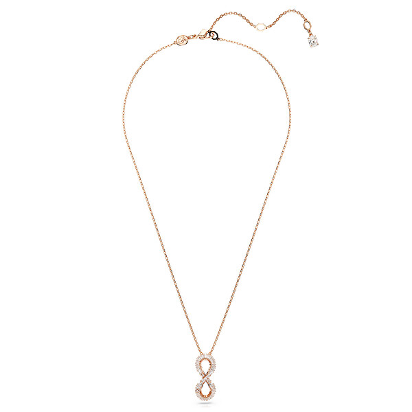 Bronzene Halskette Unendlichkeit mit Zirkonen Hyperbola 5677623