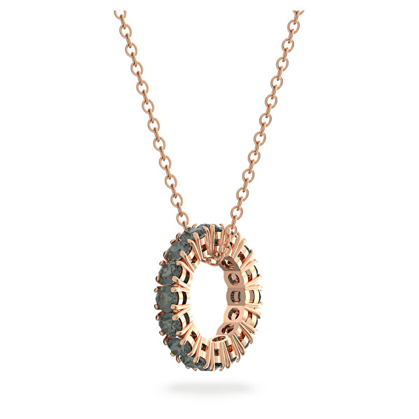 Bronzový náhrdelník se třpytivým přívěskem Exalta 5643750