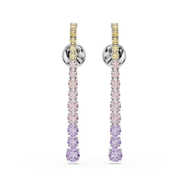 Krásne dlhé náušnice s kryštálmi Swarovski Matrix 5751195