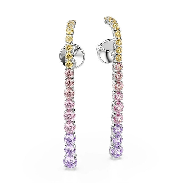 Krásne dlhé náušnice s kryštálmi Swarovski Matrix 5751195