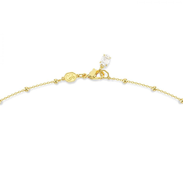 Collana lunga placcata in oro con cristalli Imber 5680091