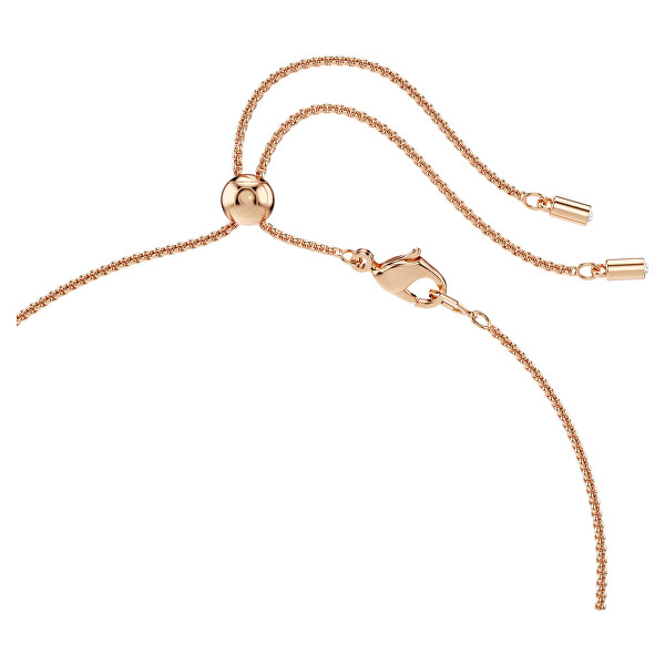 Elegantní bronzový náhrdelník s krystaly Constella 5728589