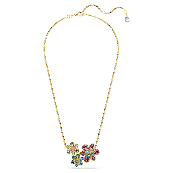 Elegantní květinový náhrdelník s krystaly Swarovski Idyllia 5721668