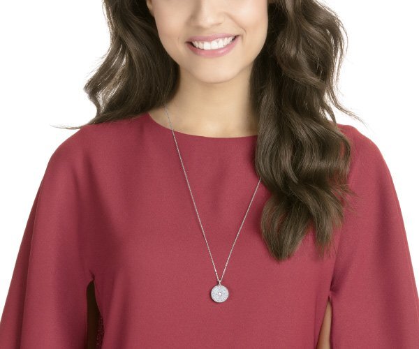 Dlouhý náhrdelník Medailonek s krystaly Locket 5397124