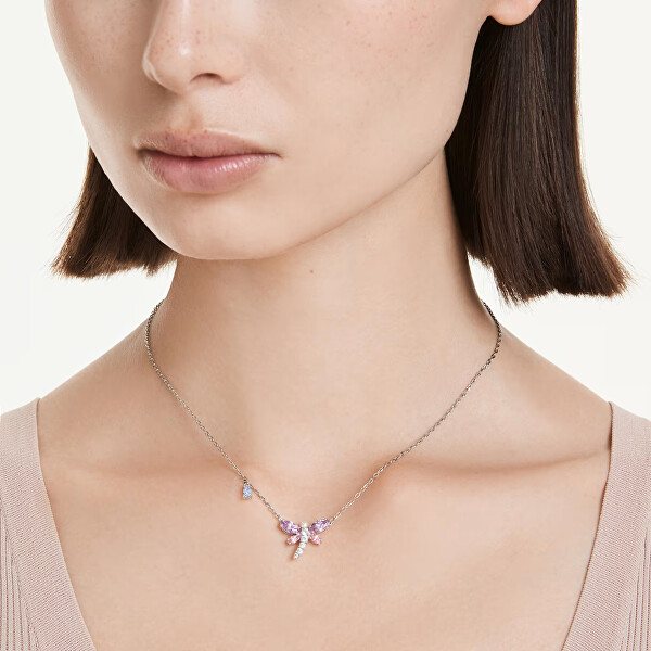 Elegantní náhrdelník s vážkou Ariana Grande x Swarovski 5737383
