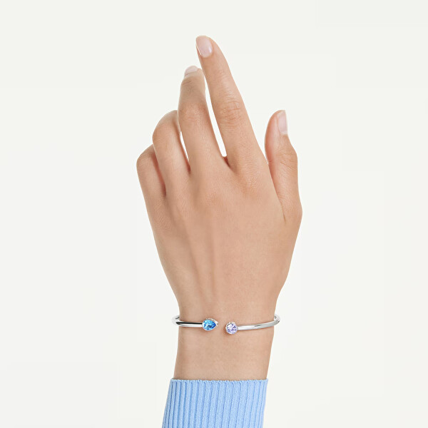 Elegantní pevný náramek se Swarovski krystaly Chroma 5741780