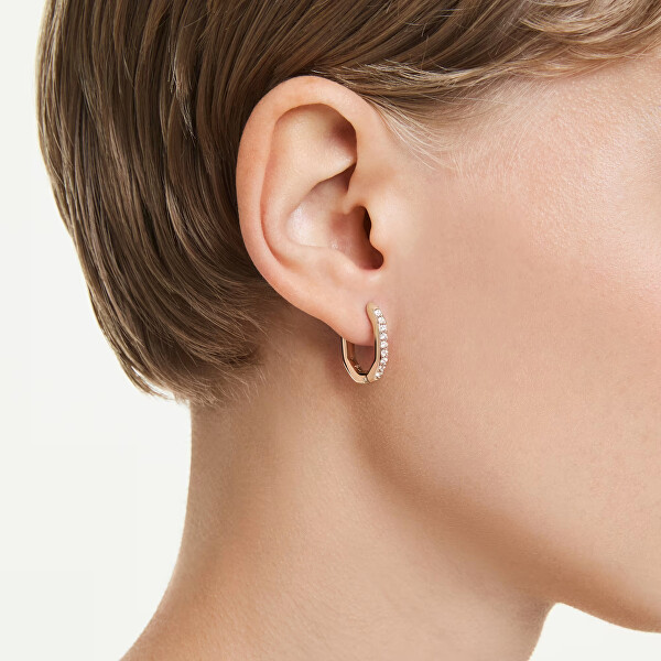 Elegantní pozlacené osmihranné náušnice Dextera 5743798