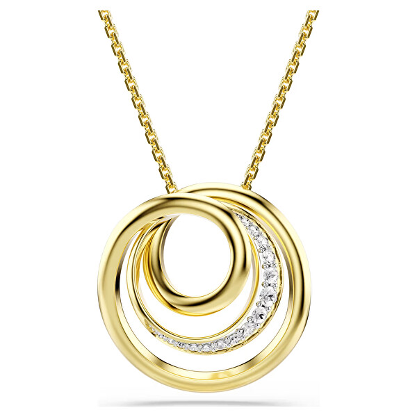 Elegantní pozlacený náhrdelník Hyperbola 5740410