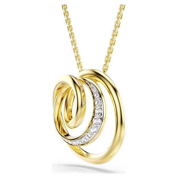 Elegantní pozlacený náhrdelník Hyperbola 5740410