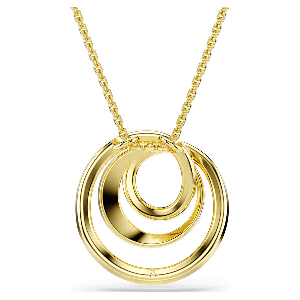 Elegantní pozlacený náhrdelník Hyperbola 5740410