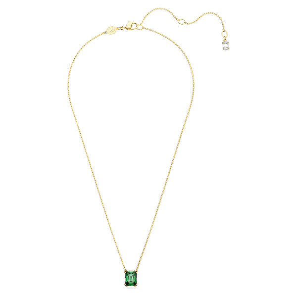 Elegantní pozlacený náhrdelník s krystaly Matrix 5677141