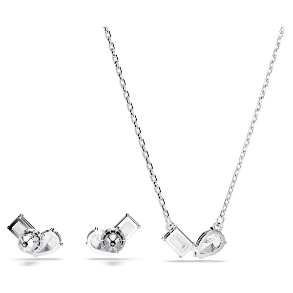 Set di gioielli elegante con cristalli Mesmera 5665829 (orecchini, collana)