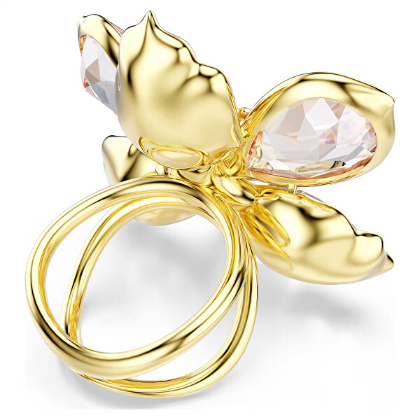 Květinový prsten se Swarovski krystaly Idyllia 5732382