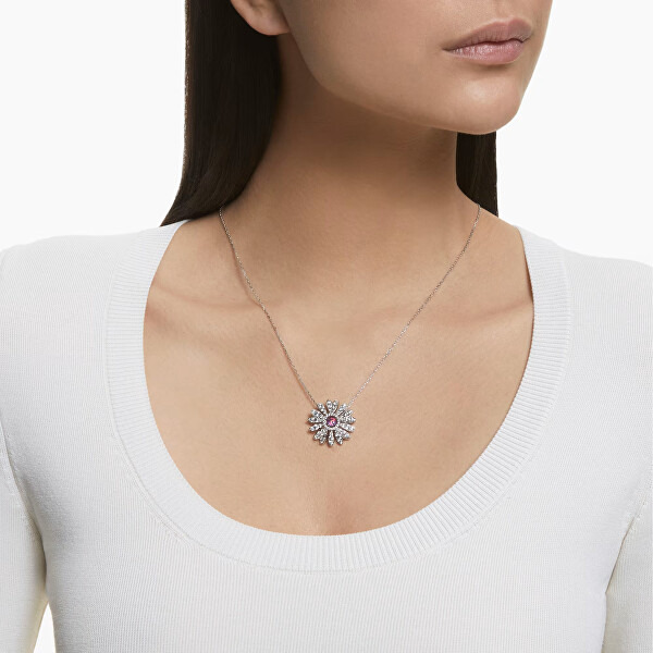 Splendida collana con cristalli Eternal Flower 5642870