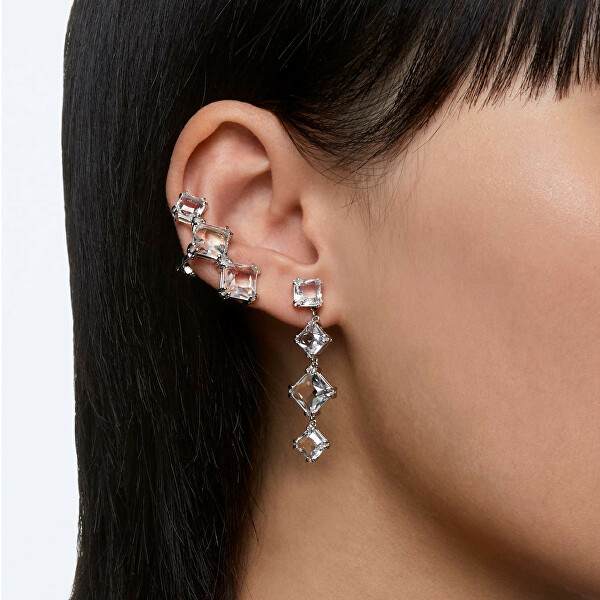Luxuriöse asymmetrische Ohrringe mit Kristallen Millenia 5602782