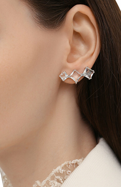 Luxus aszimmetrikus fülbevaló kristályokkal Millenia 5602782