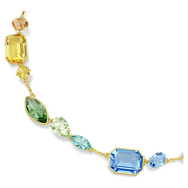 Colier jucăuș cu cristale Swarovski colorate Gema 5741584