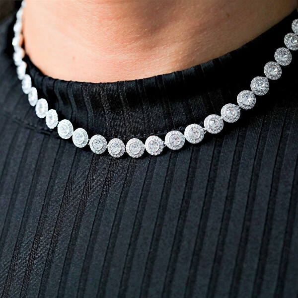 Luxus női nyaklánc kristályokkal Angelic 5117703