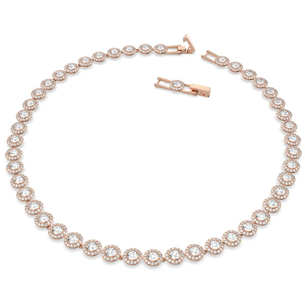 Luxusní dámský náhrdelník s krystaly Angelic 5367845