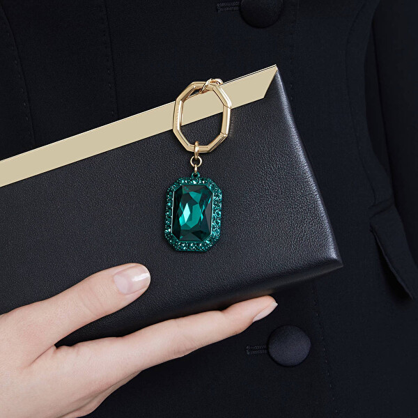 Luxusní klíčenka se zelenými Swarovski krystaly Lucent 5666643